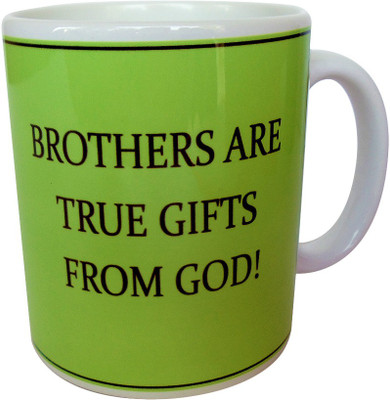 

Luxury Gifts By Nikki Mug For A Brother Ceramic Mug(250 ml), Green