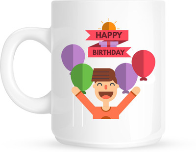 

HuppmeGift Hmwm5051 White Ceramic Mug(350 ml)
