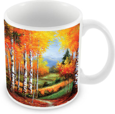 

Sleep Nature's SN-MG-1627 Ceramic Mug(350 ml), Yellow