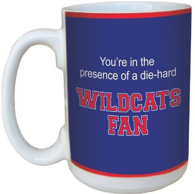 

Tree-Free Greetings Greetings lm44382 Wildcats College Football Fan Ceramic with Full-Sized Handle, 15-Ounce Ceramic Mug(60 ml), Multicolor