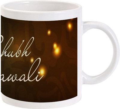 

Lolprint 114 Diwali Ceramic Mug(325 ml)