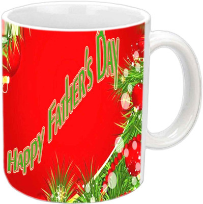 

Raj Laxmi Fathers Day Wishes Simple N Sweet Design White Ceramic Mug(350 ml)