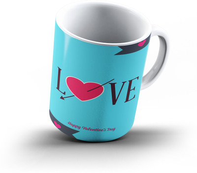 

Ucard Valentines Day Love686 Bone China, Ceramic, Porcelain Mug(325 ml)
