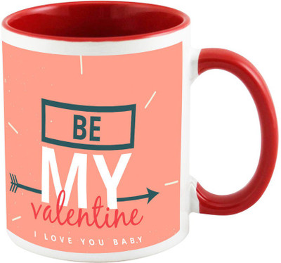 

AllUPrints You And Me Feb 14 Love Red Ceramic Mug(325 ml)