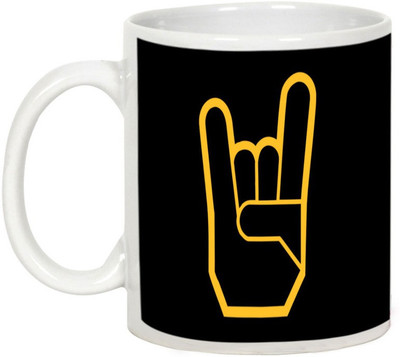 

AllUPrints My Way Of Saying Roger That Ceramic Mug(325 ml), White