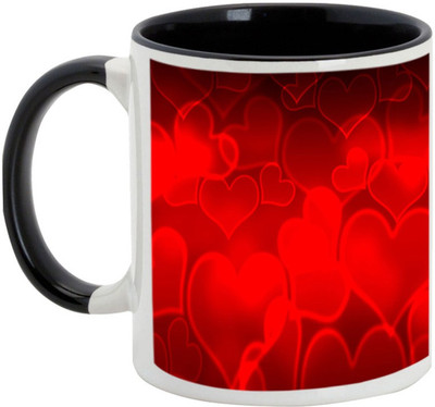 

AllUPrints Boyfriend/Girlfriend Gifts - Lets Glitter In Love Ceramic Mug(325 ml), Black