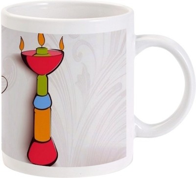 

Lolprint 62 Diwali Ceramic Mug(325 ml)