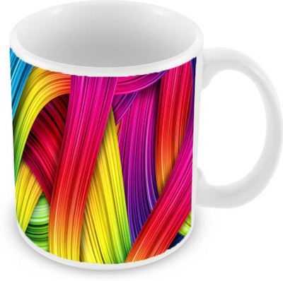 

Sleep Nature's SN-MG-1036 Ceramic Mug(350 ml), Multicolor