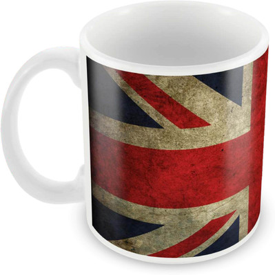 

Posterboy Uk Grunge Ceramic Mug(350 ml), Multicolor