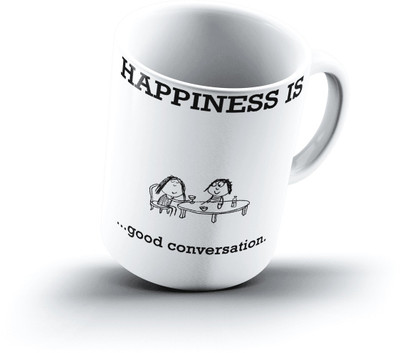 

Ucard Happiness Is2023 Bone China, Ceramic, Porcelain Mug(325 ml)