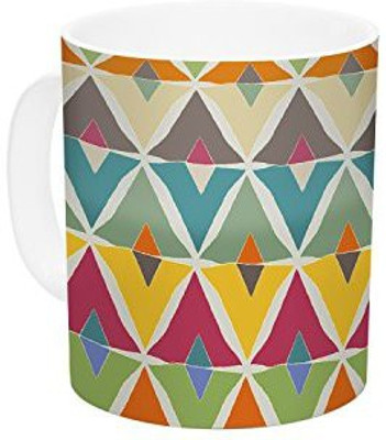 

Kess InHouse InHouse Julia Grifol My Diamond Ceramic Coffee, 11 oz, Multicolor Ceramic Mug(60 ml)
