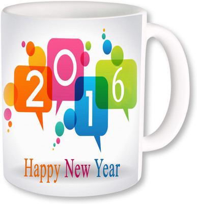 

PhotogiftsIndia happy new year 092 Ceramic Mug(325 ml), Multicolor