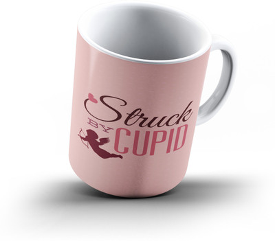 

Ucard Valentines Day Love677 Bone China, Ceramic, Porcelain Mug(325 ml), Multicolor