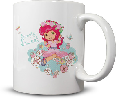 

Ackme Design Simply Sweet Ceramic Mug(325 ml), Multicolor