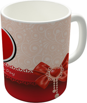 

Shaildha V086 Ceramic Mug(350 ml), Multicolor