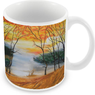 Sleep Nature's SN-MG-1786 Ceramic Mug(350 ml), Multicolor