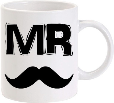 40% OFF on Lolprint Mr Mooch Ceramic Coffee Mug(325 ml)