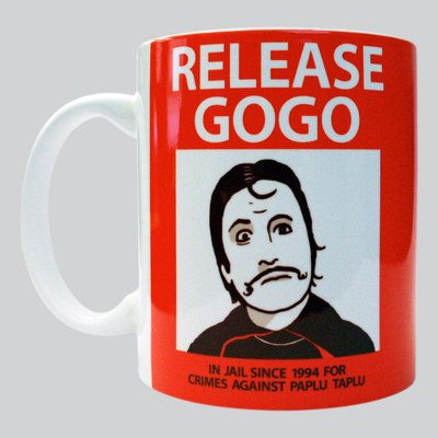 

Chimp Release Gogo Porcelain Mug(350 ml), Red