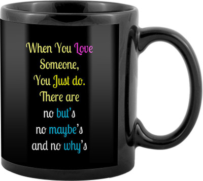 

SKY TRENDS Valentine Gifts For Special Girlfriend,Boyfriend,Wife,Husband,design 182 Ceramic Mug(325 ml), Black