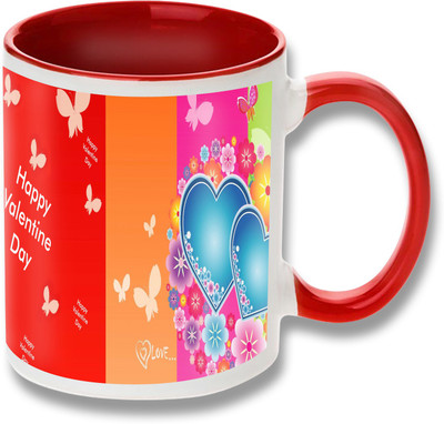 

Heyworlds happy valentine day gifts 0036 Ceramic Mug(325 ml), Multicolor