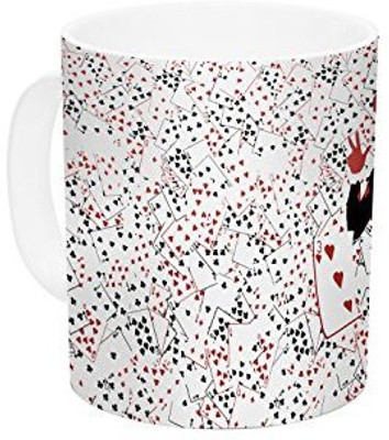 

Kess InHouse InHouse Kevin Manley American Harley Batman Villain Ceramic Coffee, 11 oz, Multicolor Ceramic Mug(60 ml)