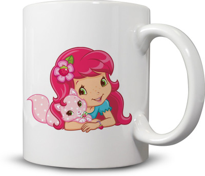 

Ackme Design Kitty Ceramic Mug(325 ml), Multicolor