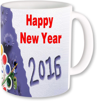 

PhotogiftsIndia happy new year 104 Ceramic Mug(325 ml), Multicolor