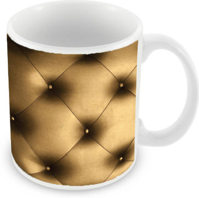 

Sleep Nature's SN-MG-1869 Ceramic Mug(350 ml), Gold