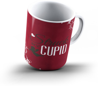 

Ucard Valentines Day Love675 Bone China, Ceramic, Porcelain Mug(325 ml), Multicolor