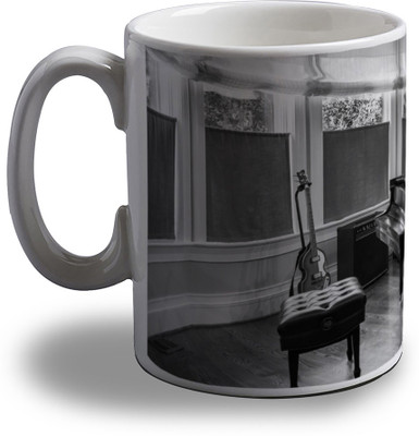 

Artifa Amazing Piano Porcelain, Ceramic Mug(350 ml), Multicolor