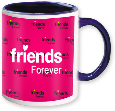 

PhotogiftsIndia Friends Forever Ceramic Mug(325 ml), Multicolor