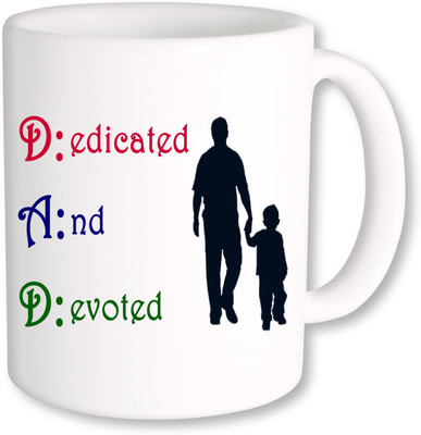 

PhotogiftsIndai Happy Father's Day 108 Ceramic Mug(325 ml), Multicolor