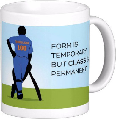 41% OFF on Exoctic Silver Sachin Tendulkar: Cricket God A003 Ceramic Coffee Mug(300 ml)