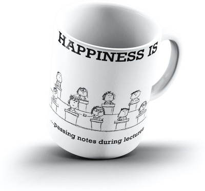 

Ucard Happiness Is2332 Bone China, Ceramic, Porcelain Mug(325 ml)