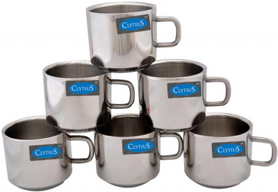 

Clytius ssms06 Stainless Steel(White, Pack of 6)