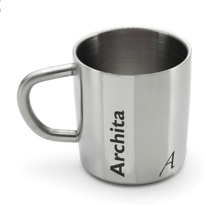 

Hot Muggs Me Classic - Archita Stainless Steel Mug(200 ml)