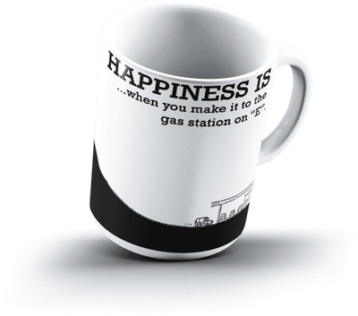 

Ucard Happiness Is2214 Bone China, Ceramic, Porcelain Mug(325 ml)