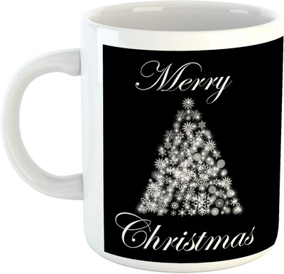

Deeher Gifts Merry Christmas Design24 Ceramic Mug(330 ml), Multicolor
