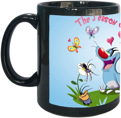 

Arkist oggy_and_the_cockroaches-wide Ceramic Mug(340 ml), Multicolor
