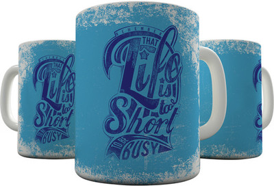 

Shaildha QU49 Ceramic Mug(350 ml), Multicolor