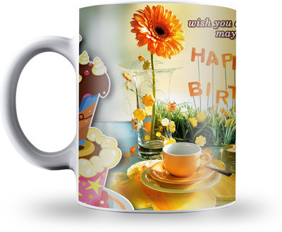 

Presto Personalised for Friends Birthday Gift Ceramic Mug(330 ml), White