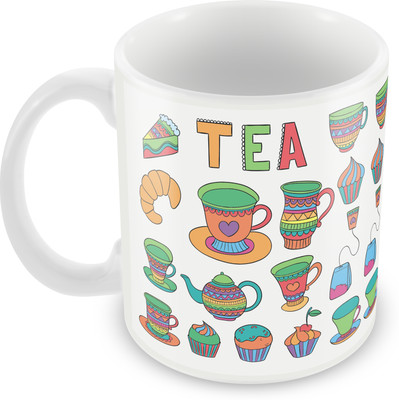 

Posterboy Tea pots Ceramic Mug(350 ml), Multicolor