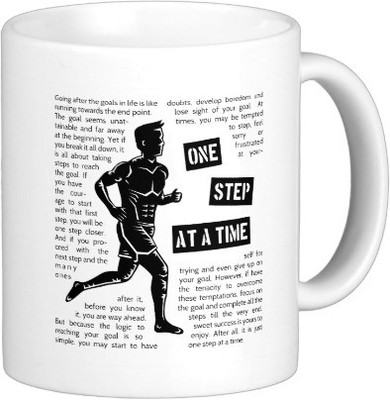 

Exoctic Silver MUG143 Ceramic Mug(250 ml), White