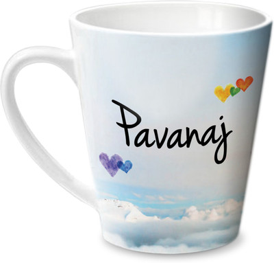 

Hot Muggs Simply Love You Pavanaj Conical Ceramic Mug(350 ml)