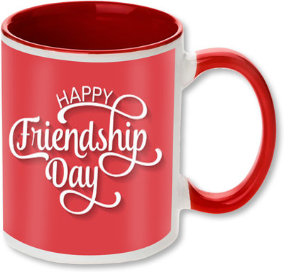 

PhotogiftsIndia Happy Friendship Day 03 Ceramic Mug(325 ml), Multicolor