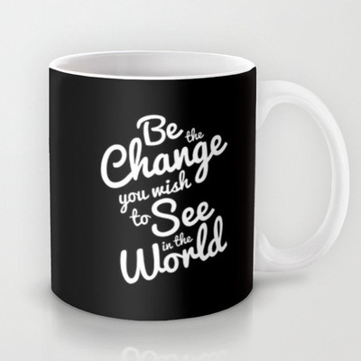 58% OFF on Astrode Be The Change You Wish To See Ceramic Mug(325 ml) 58% OFF on Astrode Be The Change You Wish To See Ceramic Mug(325 ml)
