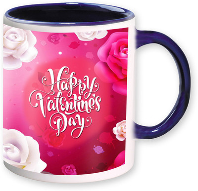 

Heyworlds happy valentine day gifts 043 Ceramic Mug(325 ml), Multicolor