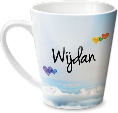 

Hot Muggs Simply Love You Wijdan Conical Ceramic Mug(350 ml)