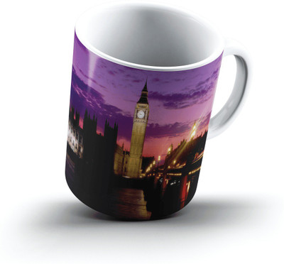 

Ucard Big Ben At Dusk London England2431 Bone China, Ceramic, Porcelain Mug(325 ml), Multicolor