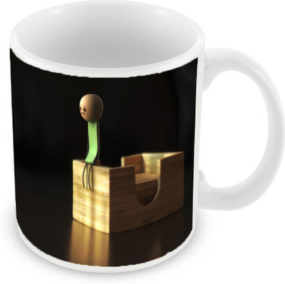 

Sleep Nature's SN-MG-1504 Ceramic Mug(350 ml), Multicolor